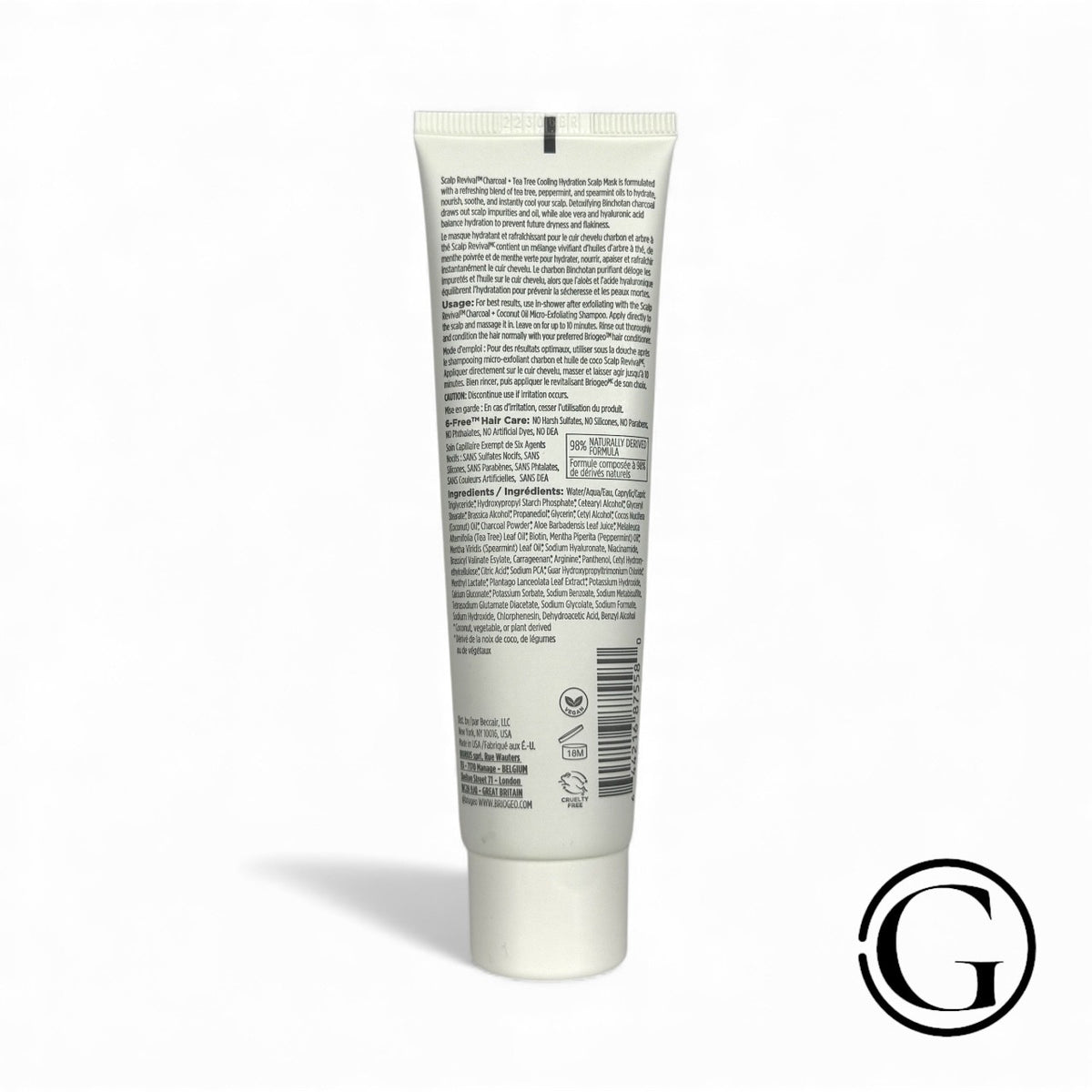 GOODSNYC Briogeo Scalp Revival charcoal tea tree cooling hydration scalp mask, 2 fl oz