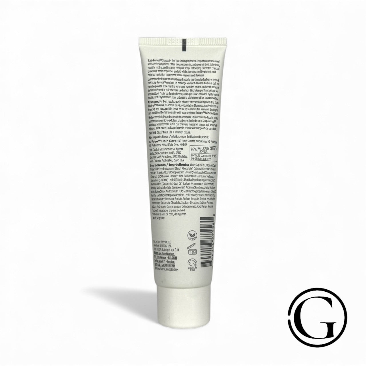 Briogeo Scalp Revival Charcoal Tea Tree Cooling Hydration Scalp Mask 2 Fl oz