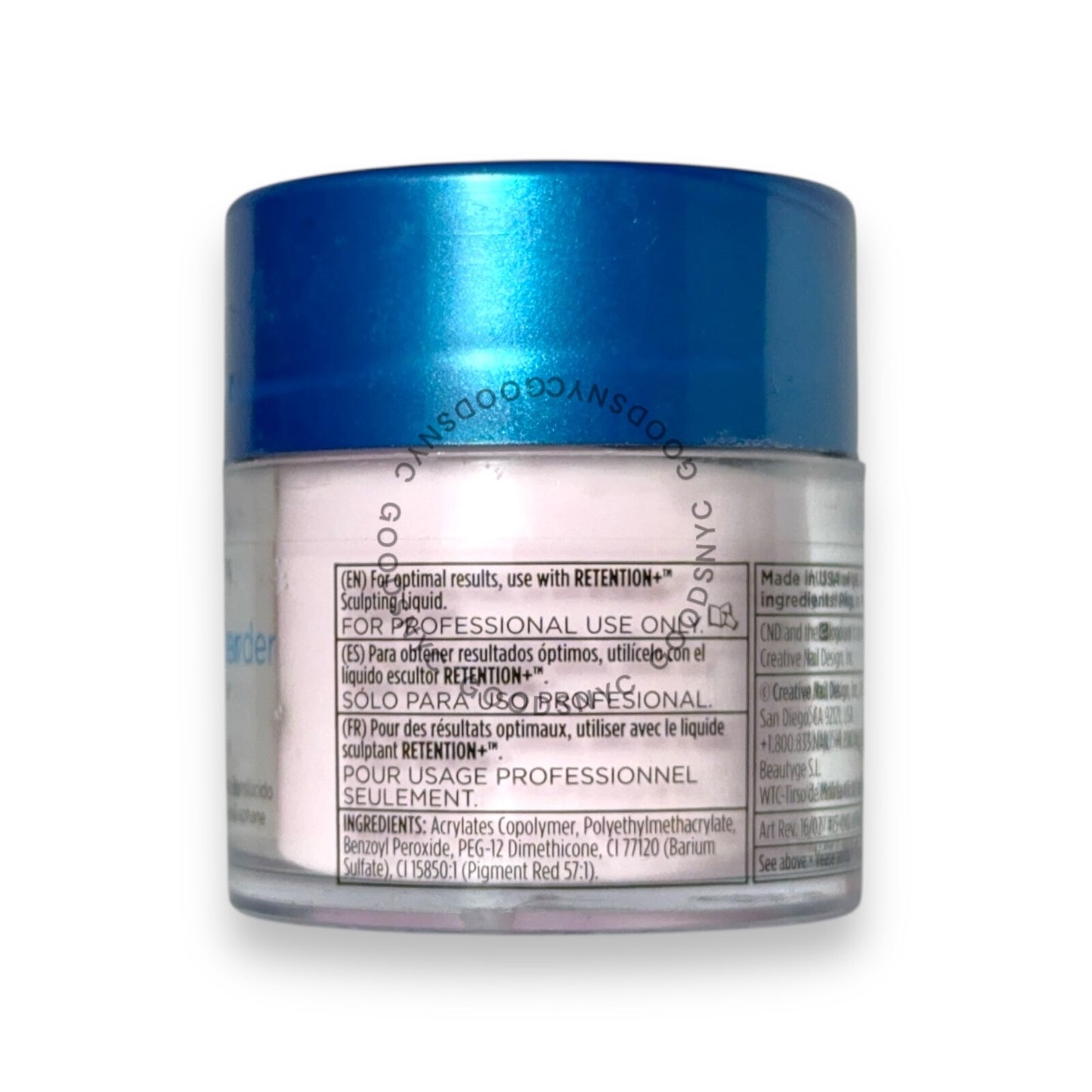 CND Enhancements Retention + Sculpting Powder - Intense Pink 0.8oz / 22g