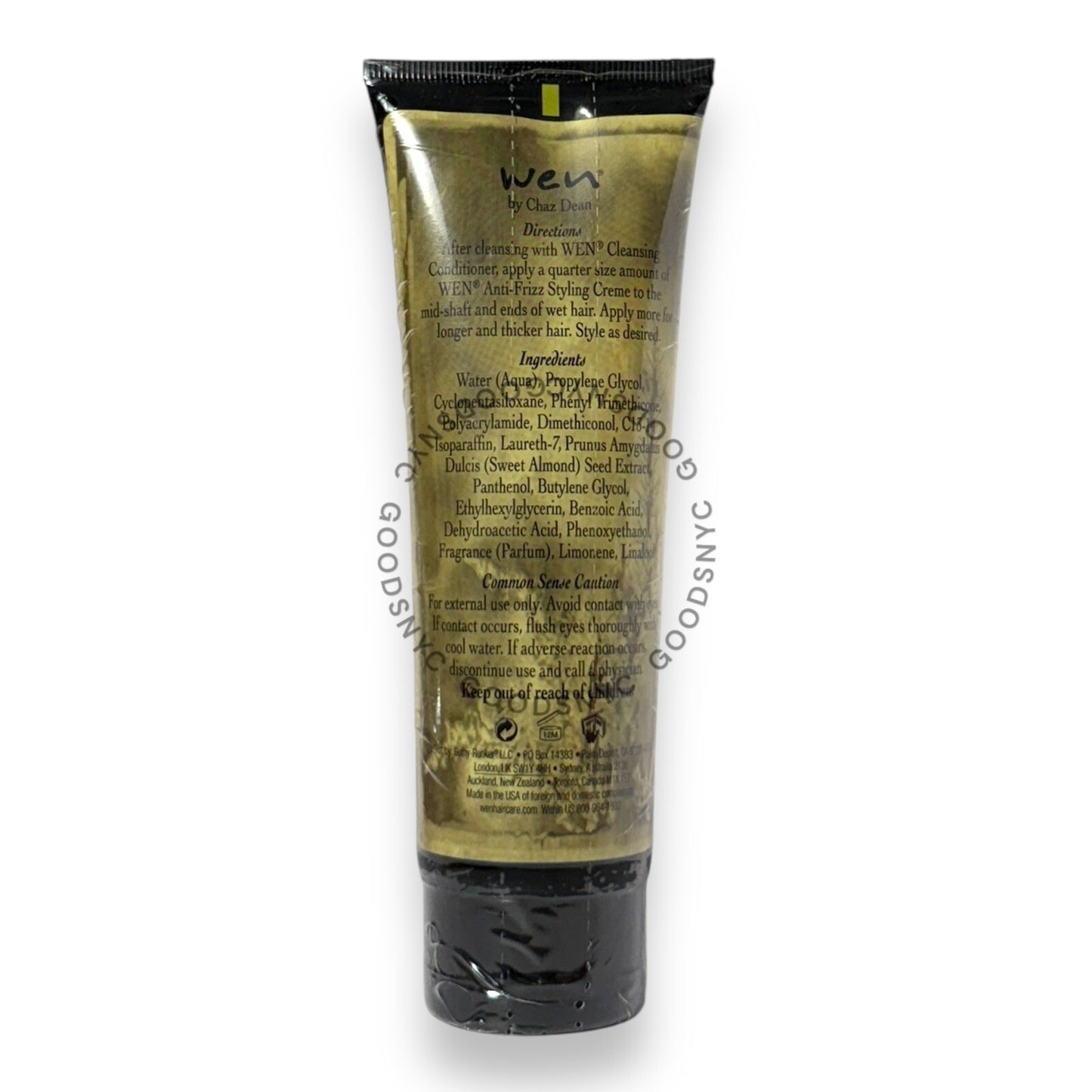 WEN By Chaz Dean Sweet Almond Mint Anti-Frizz Styling Creme 4 oz / 120 ml