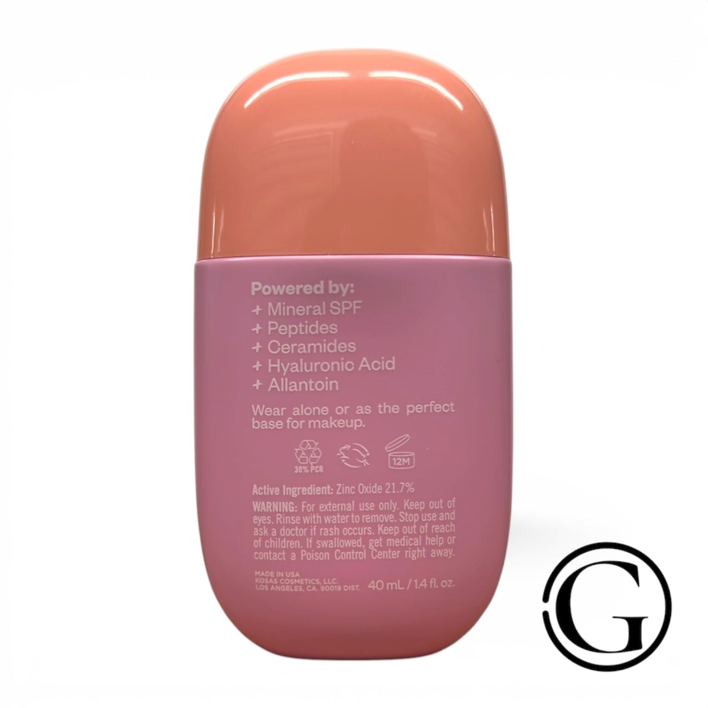 Kosas DreamBeam Sunlit SPF 40 Sunscreen — 1.4 fl oz / 40 ml