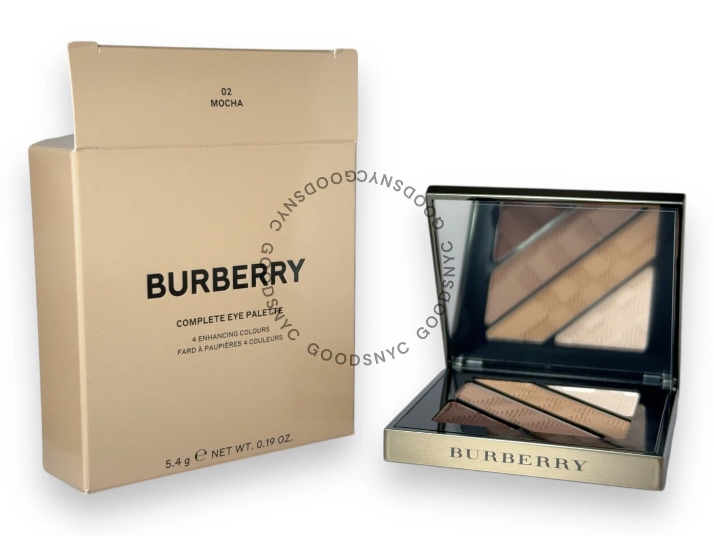 Burberry Eye Palette Complete Set With Brushes Color 02 Mocha- 0.19 oz/ 5.4 g