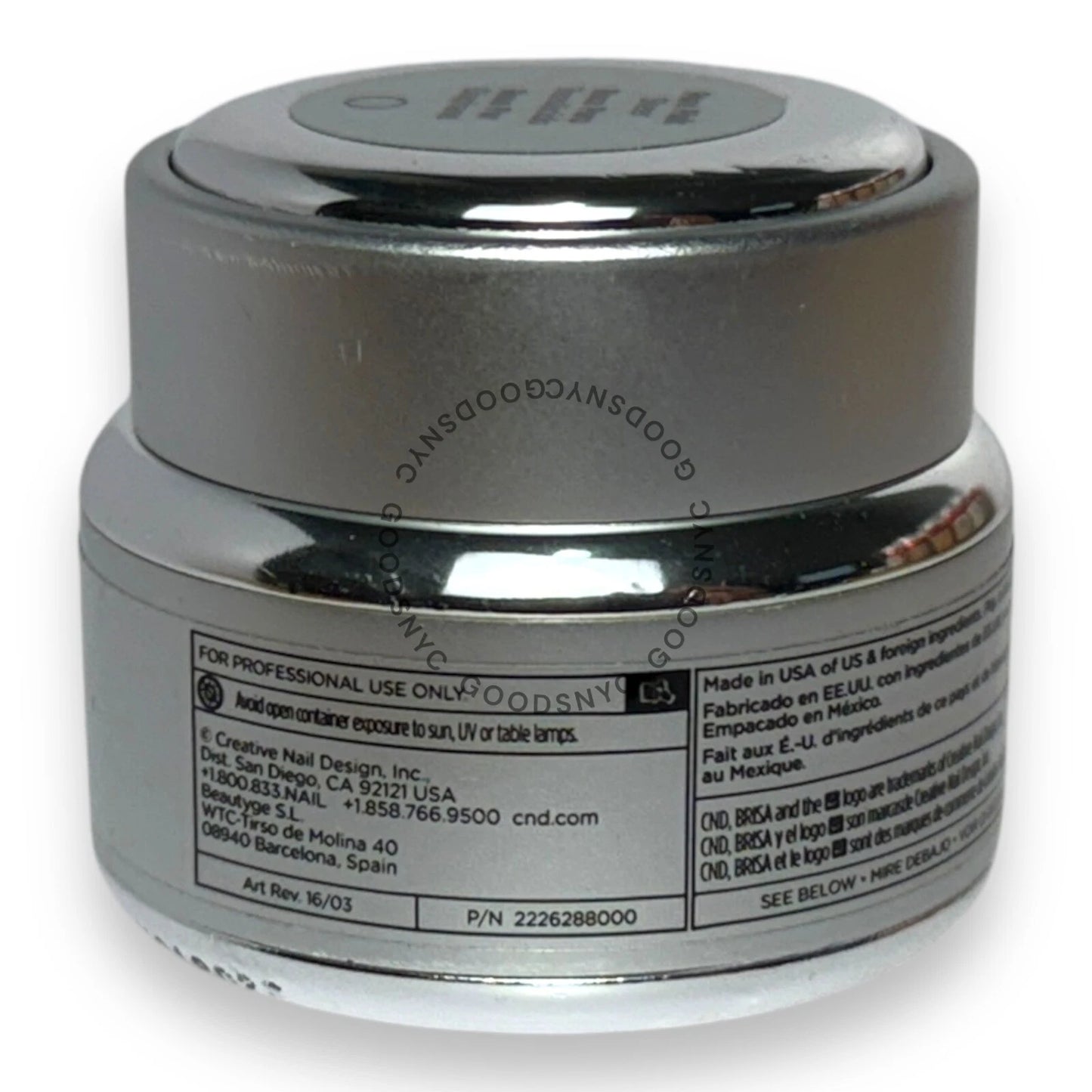 CND Brisa UV Sculpting Gel - Pure Pink ( Sheer )- 0.5 oz/ 14 g