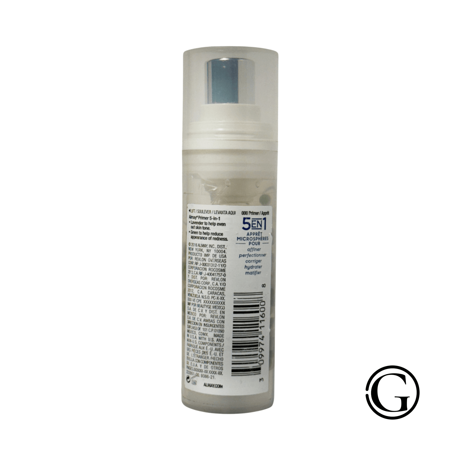 ALMAY Smart Shade & Correct Primer Lavender Green – color-correcting face primer with lavender and green tones.