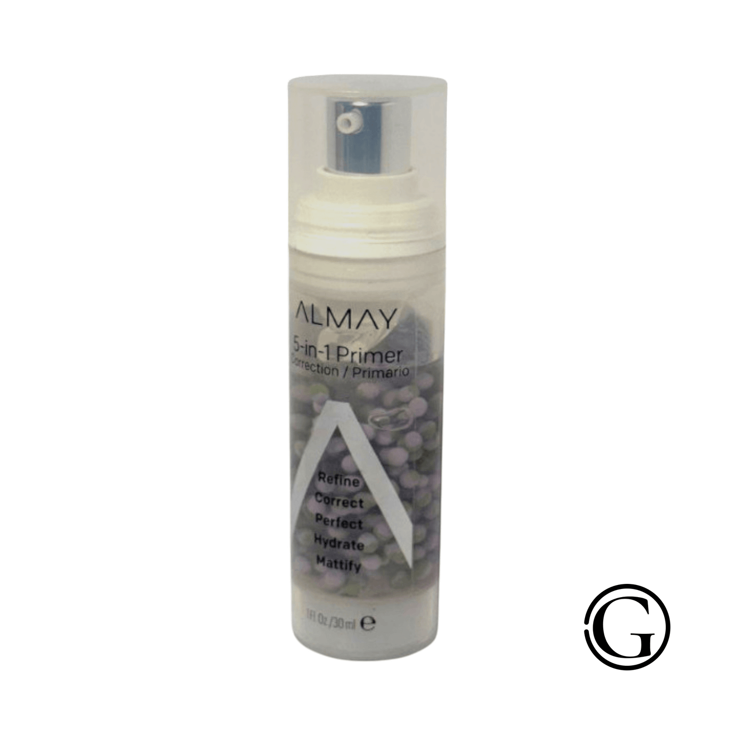ALMAY Smart Shade & Correct Primer Lavender Green – color-correcting face primer with lavender and green tones.