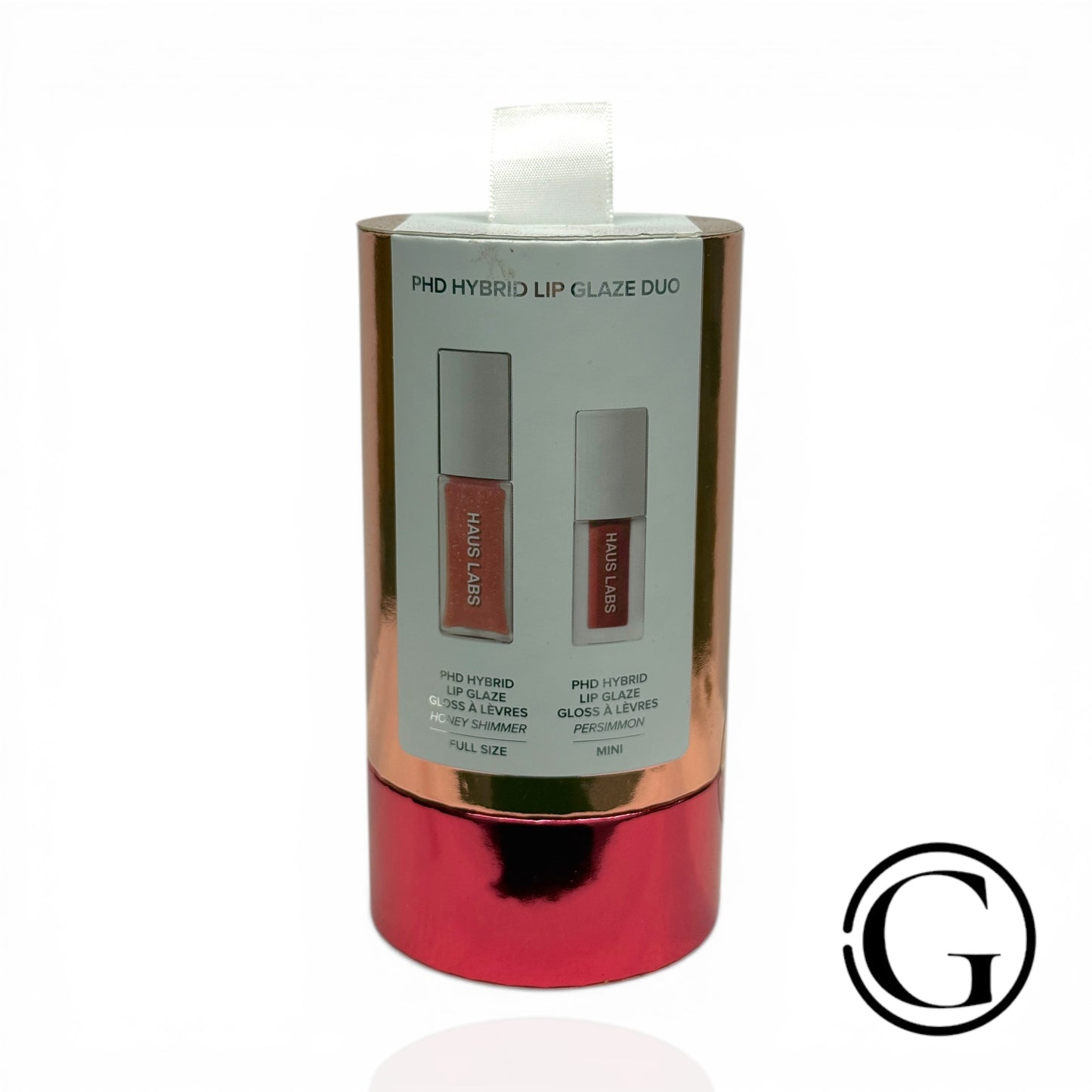 Haus Labs PHD Hybrid Innovation Plumping Lip Glaze Duo Shimmer & Persimmon