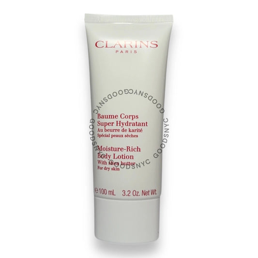 Clarins Moisture Rich Body Lotion With Shea Butter For Dry Skin 3.2 oz / 100 ml