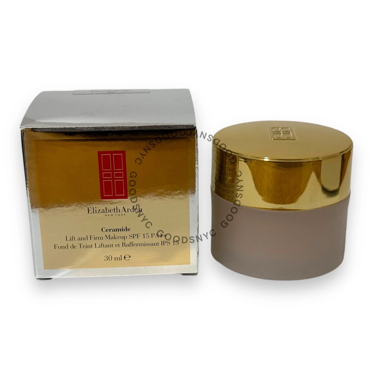 GOODSNYC Elizabeth Arden Ceramide Lift and Firm foundation for firmer-looking skin, 1 oz bottle