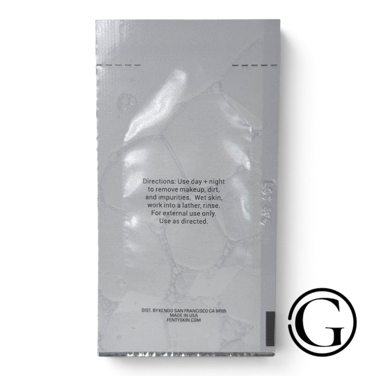 GOODSNYC Fenty Skin Total Cleans'r makeup-removing cleanser sample sachets
