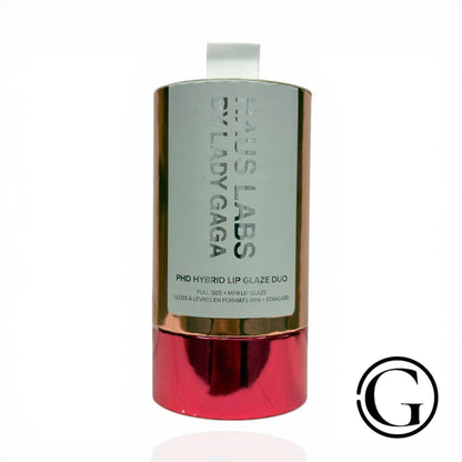 GOODSNYC Haus Labs PHD Hybrid Innovation Plumping Lip Glaze Duo in Shimmer and Persimmon packaging