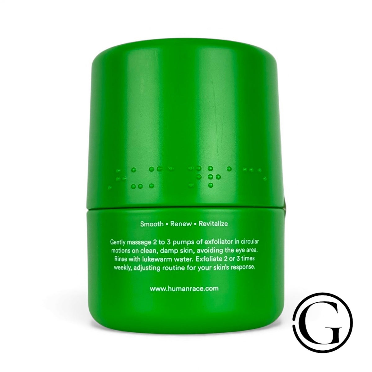 GOODSNYC Humanrace Lotus Enzyme Exfoliator with 8% glycolic acid, 2.4 fl oz