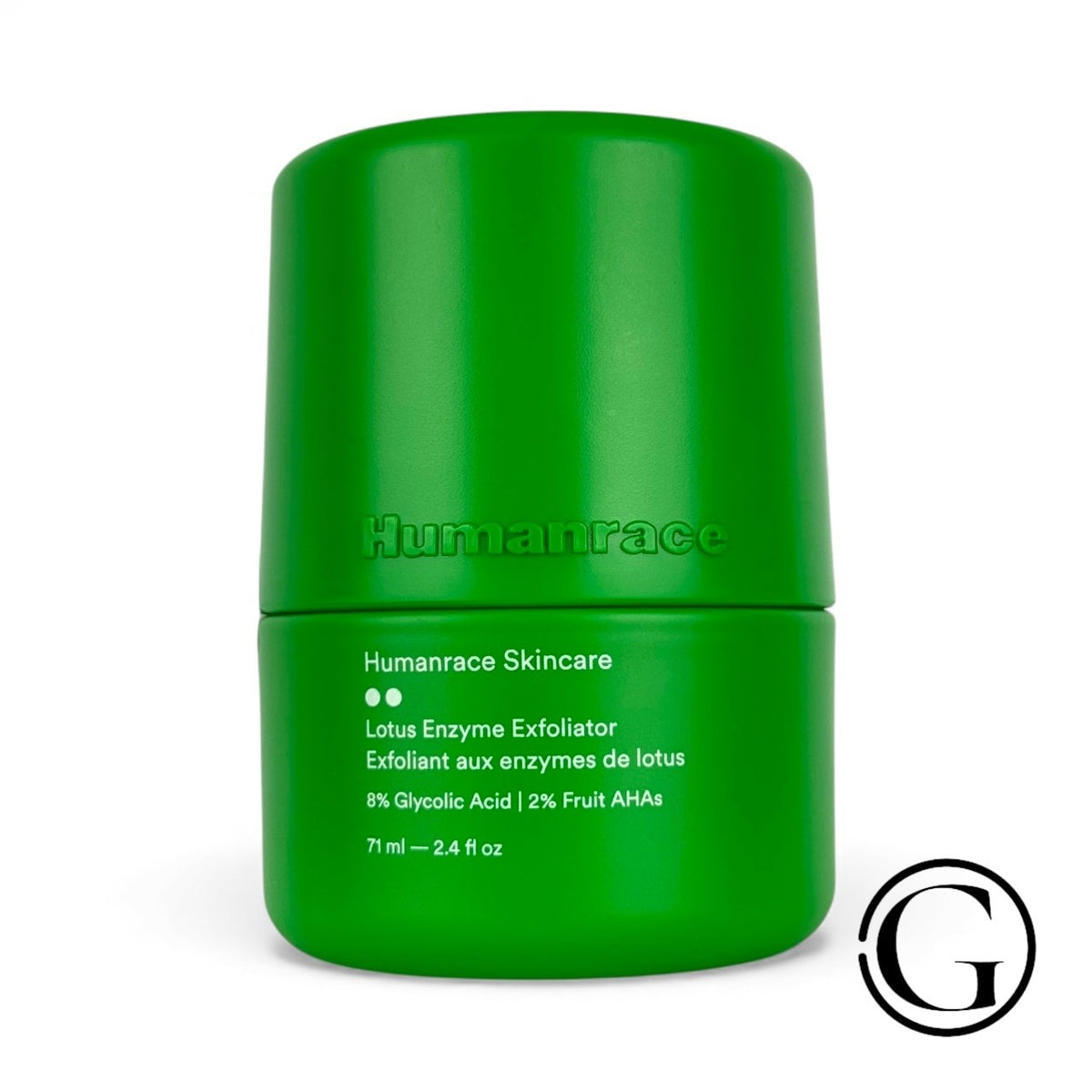 GOODSNYC Humanrace Lotus Enzyme Exfoliator with 8% glycolic acid, 2.4 fl oz