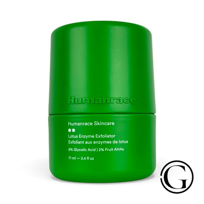 GOODSNYC Humanrace Lotus Enzyme Exfoliator with 8% glycolic acid, 2.4 fl oz