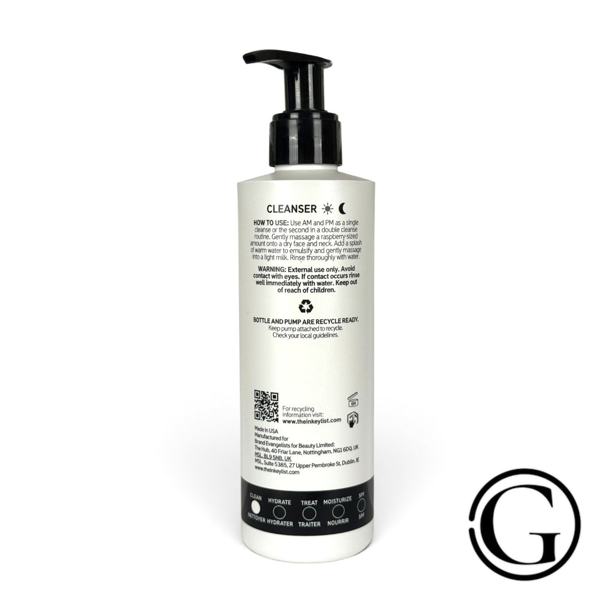 GOODSNYC The Inkey List hydrating cream-to-milk cleanser 240ml