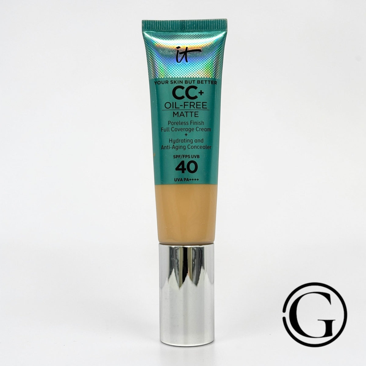 GOODSNYC IT Cosmetics Oil Free Matte CC+ Cream SPF 40 full-coverage poreless finish, 1.08 oz