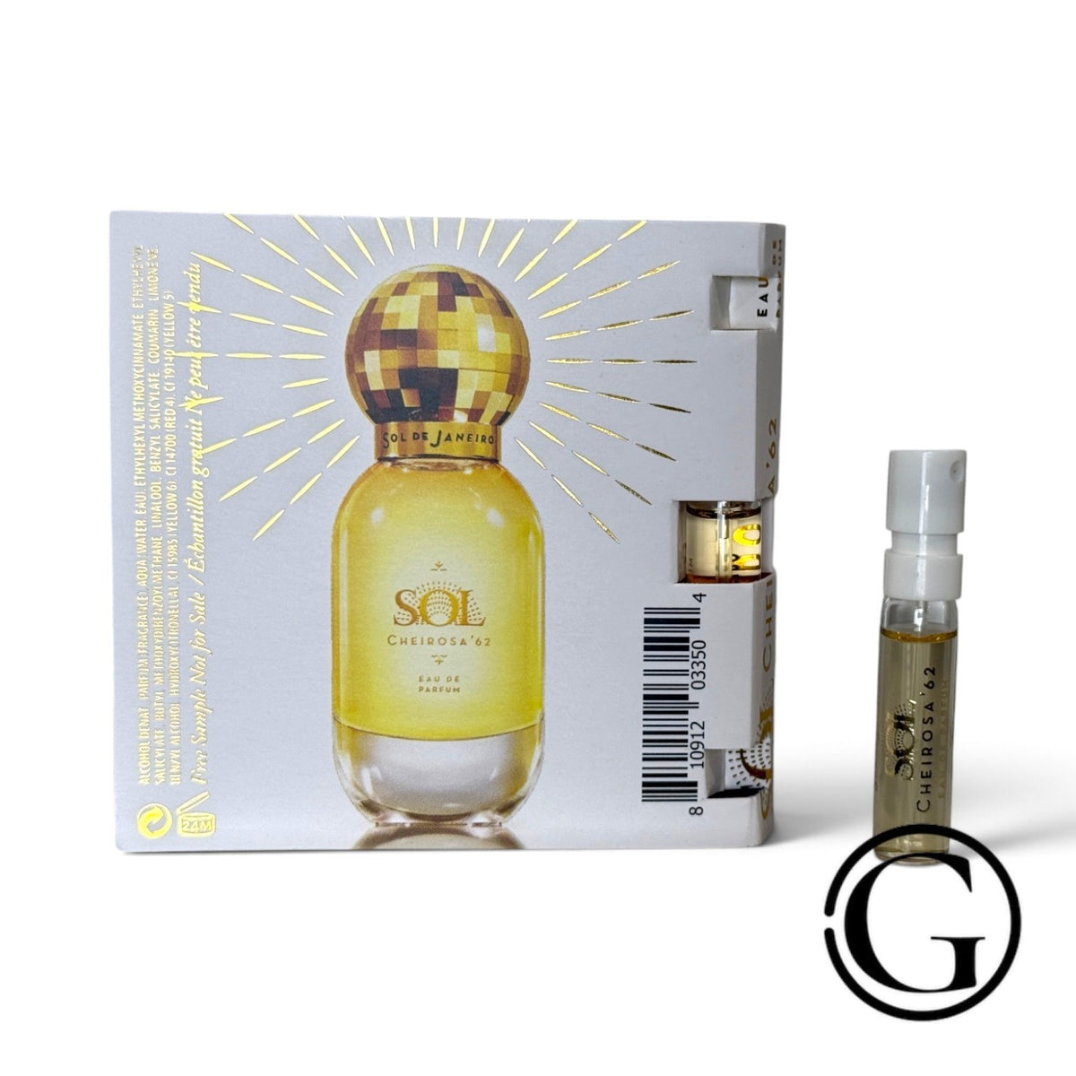 GOODSNYC Sol de Janeiro Cheirosa 62 eau de parfum sample spray 1.5ml