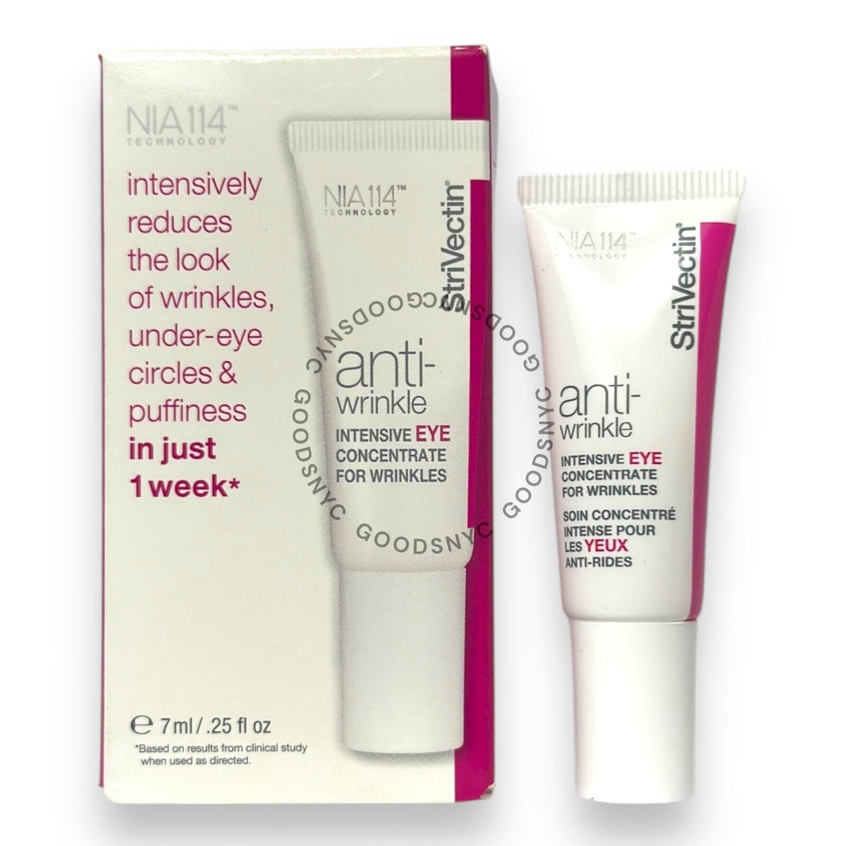 GOODSNYC StriVectin Intensive Eye Concentrate for wrinkles, 7 ml travel size