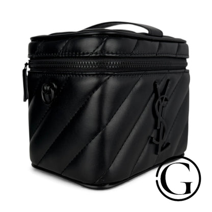 GOODSNYC YSL Beaute VIP vanity case converted bag in black, luxury makeup bag