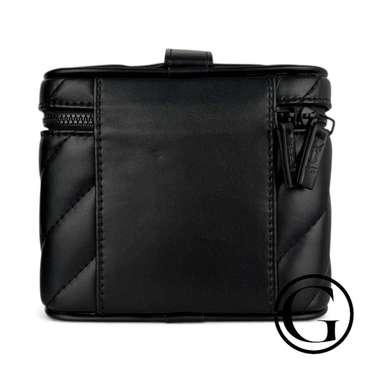 GOODSNYC YSL Beaute VIP vanity case converted bag in black, luxury makeup bag
