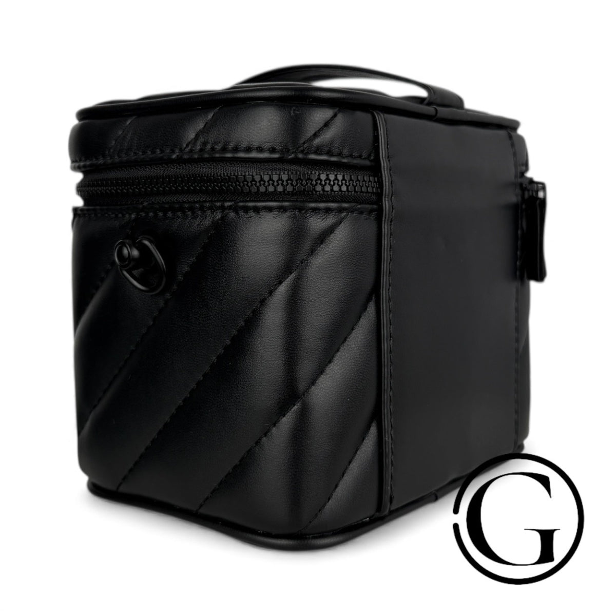 GOODSNYC YSL Beaute VIP vanity case converted bag in black, luxury makeup bag