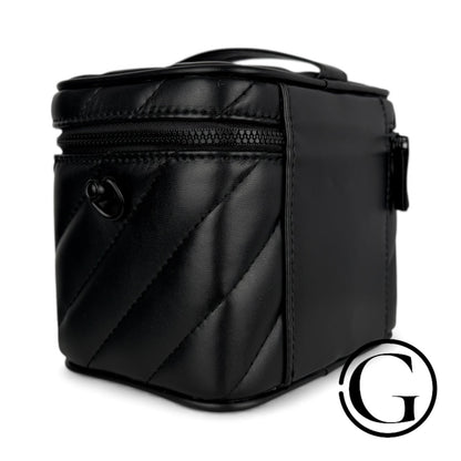 GOODSNYC YSL Beaute VIP vanity case converted bag in black, luxury makeup bag