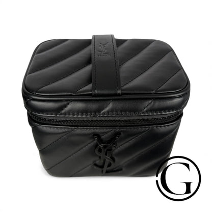 GOODSNYC YSL Beaute VIP vanity case converted bag in black, luxury makeup bag