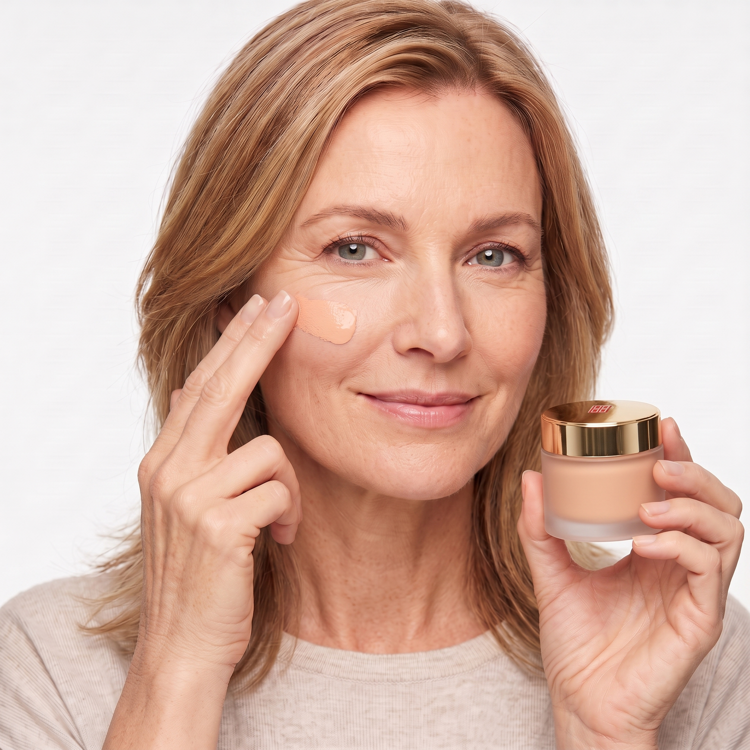 Who should try Elizabeth Arden Ceramide Lift & Firm Makeup Foundation — mature model blending foundation