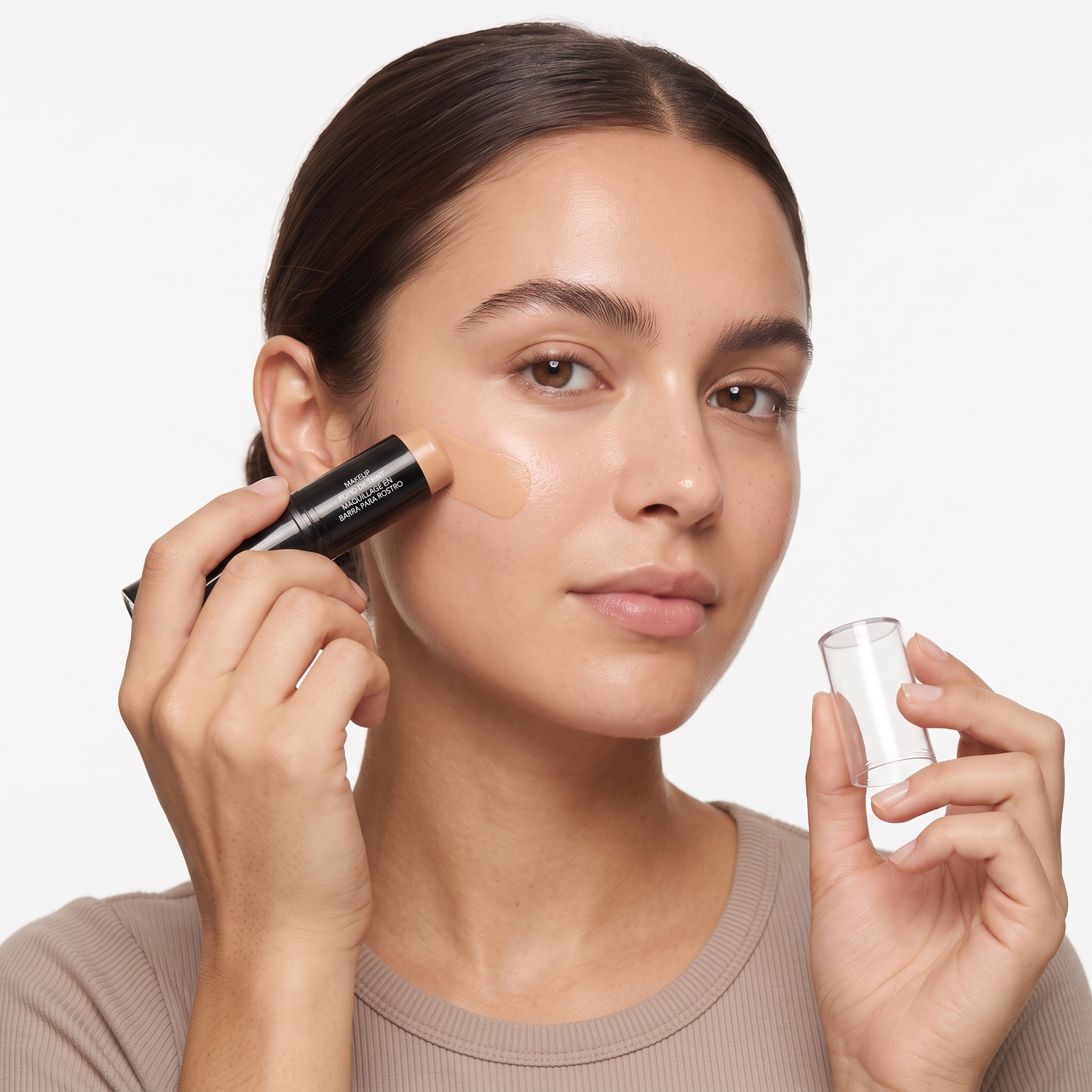Who should try Revlon PhotoReady Insta-Fix Makeup — model swiping foundation stick