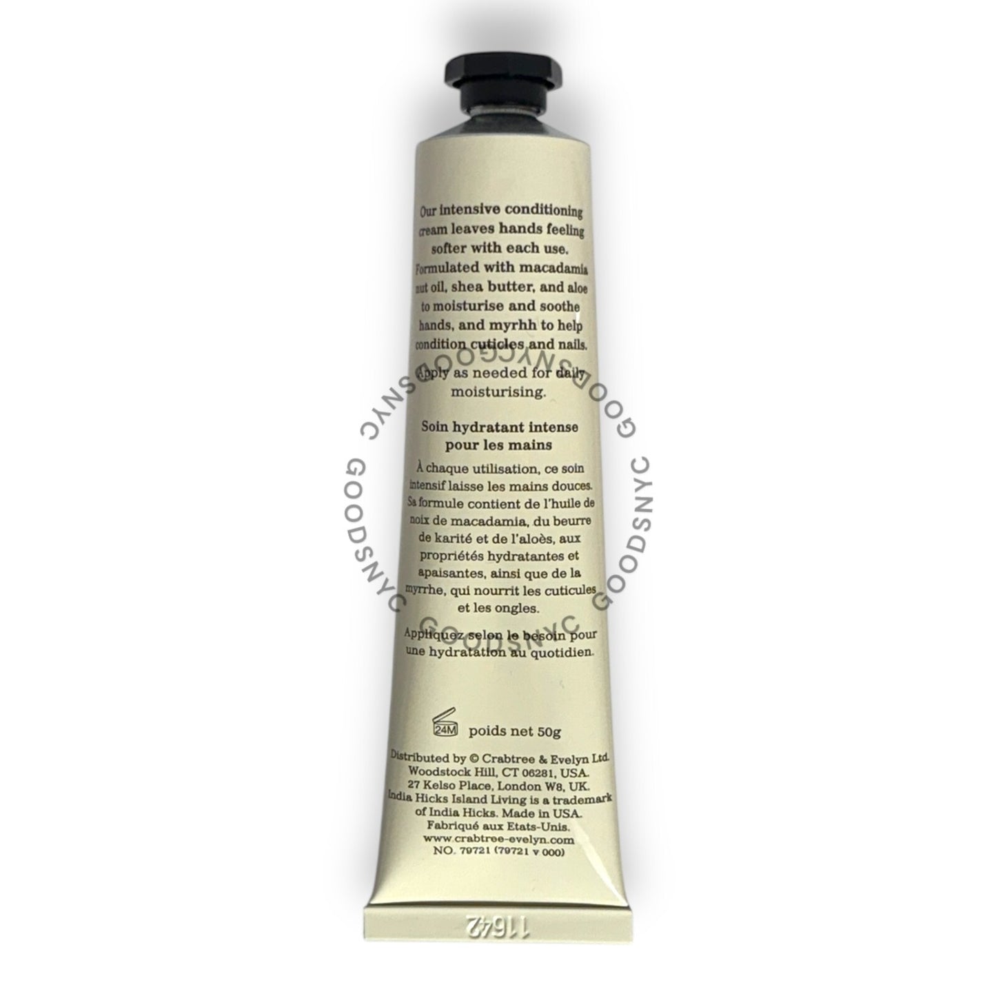 Crabtree Evelyn India Hicks Island Living Spider Lily Hand Therapy 1.8 oz/ 50 g