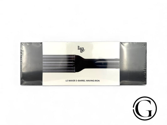 L'ange Le Waver 3-Barrel 16mm Titanium Waver Black Dual Voltage Digital Display