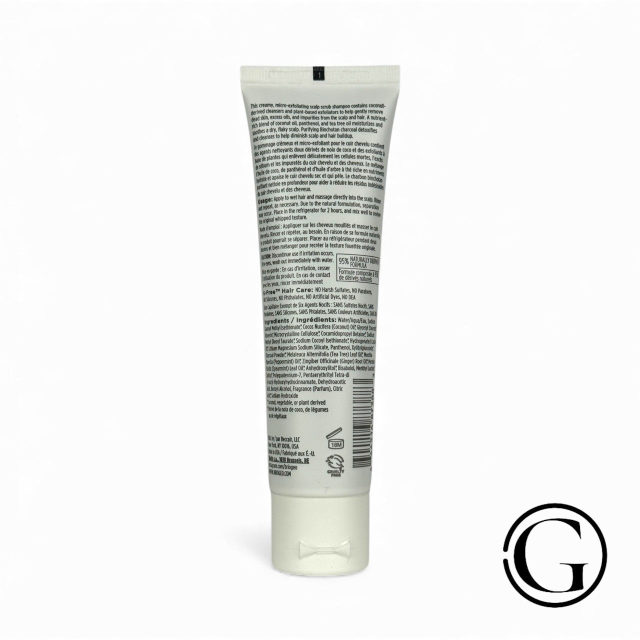 Share Briogeo Scalp Revival Charcoal + Coconut Oil Micro Exfoliating Shampoo 2 Fl oz