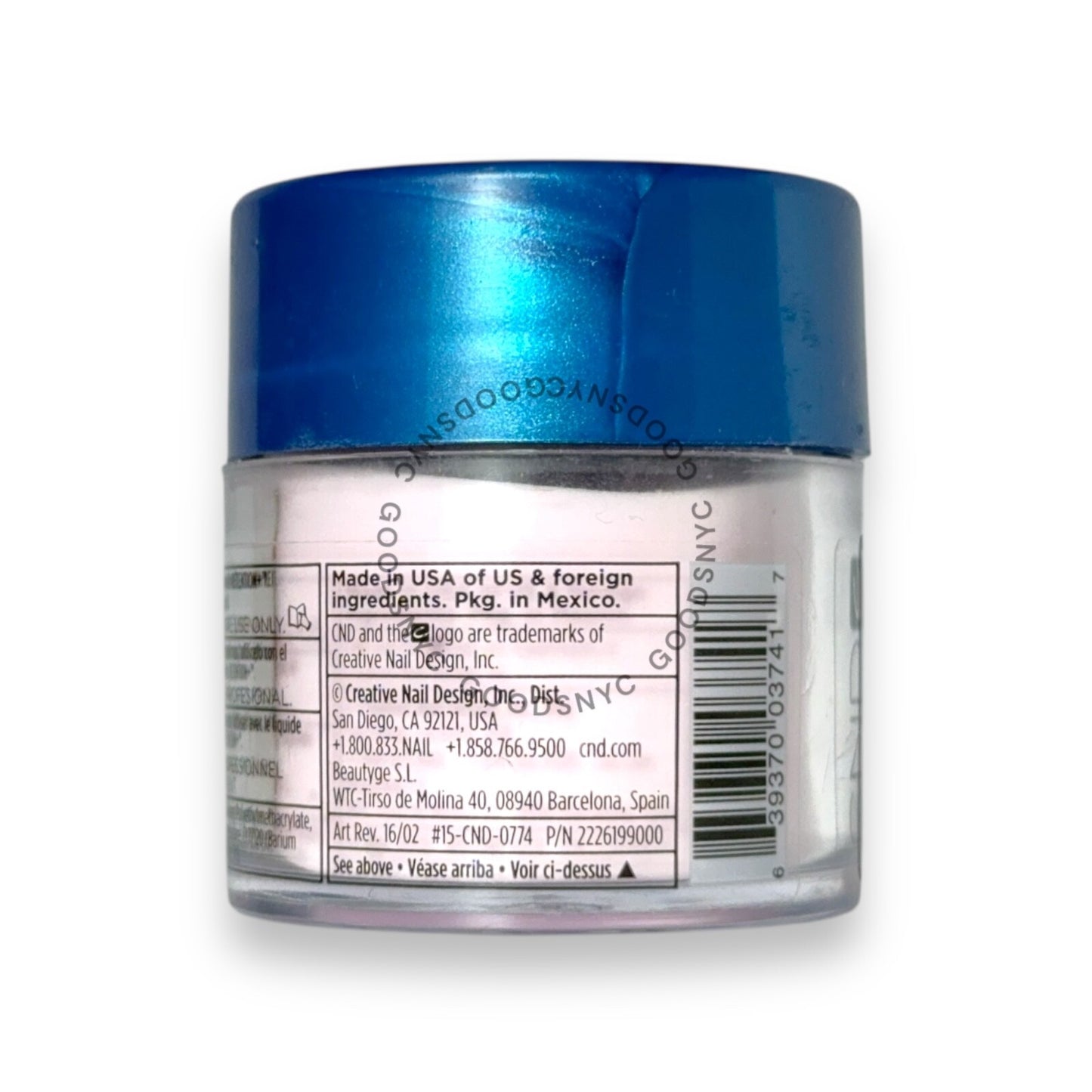 CND Enhancements Retention + Sculpting Powder - Intense Pink 0.8oz / 22g