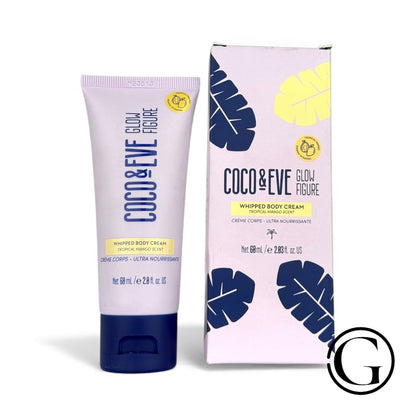 Coco & Eve Glow Figure Whipped Body Cream Tropical Mango Scent 2.03 oz