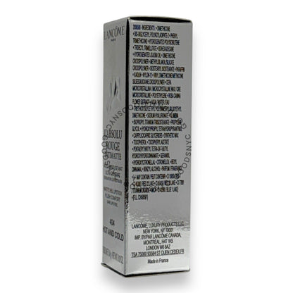 Lancome L'absolu Rouge Intimatte Lipstick Matte Veil - 404 Hot & Cold- 0.12 oz/ 3.4 g
