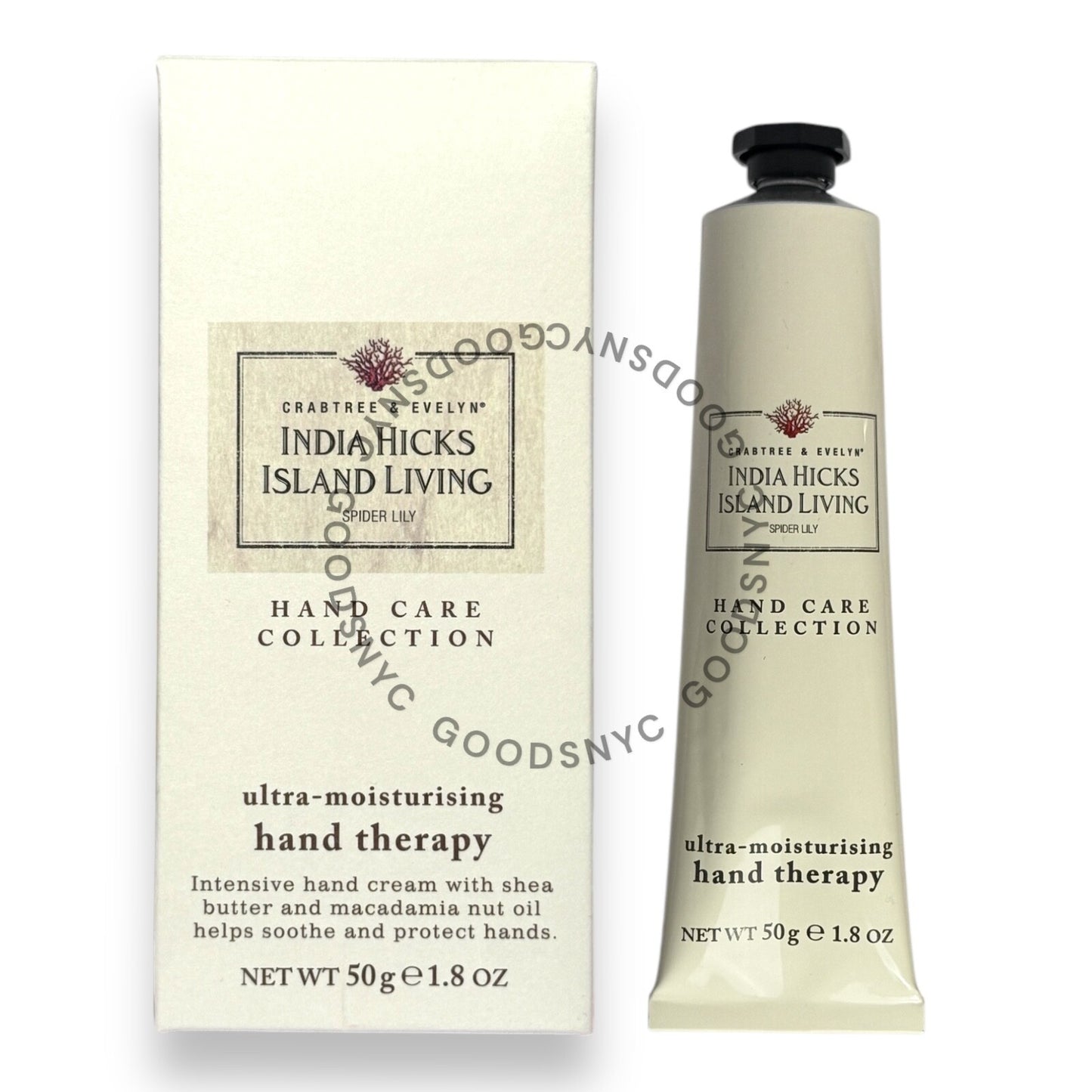 Crabtree Evelyn India Hicks Island Living Spider Lily Hand Therapy 1.8 oz/ 50 g