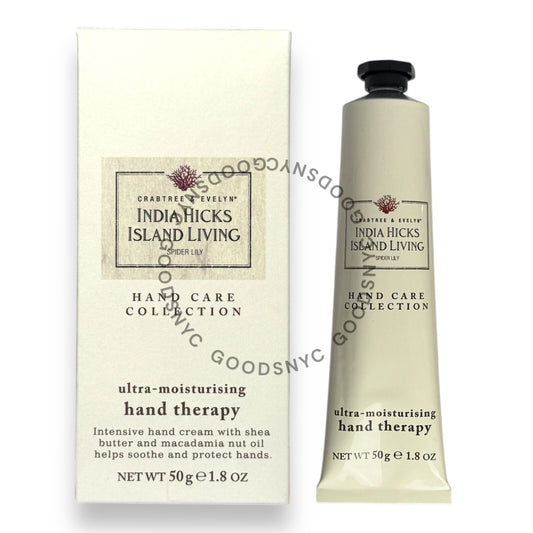 Crabtree Evelyn India Hicks Island Living Spider Lily Hand Therapy 1.8 oz/ 50 g