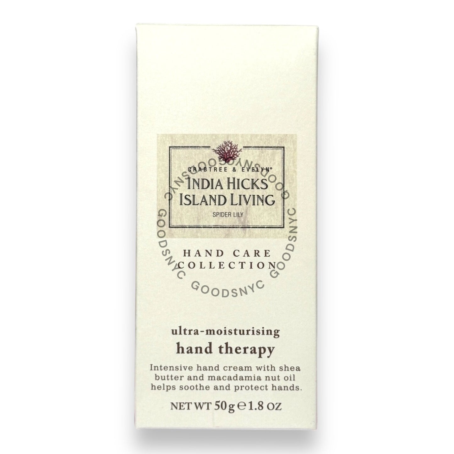 Crabtree Evelyn India Hicks Island Living Spider Lily Hand Therapy 1.8 oz/ 50 g