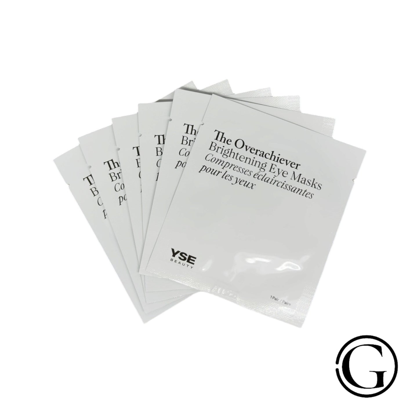 YSE Beauty The Overachiever Brightening & Depuffing Eye Masks — White
