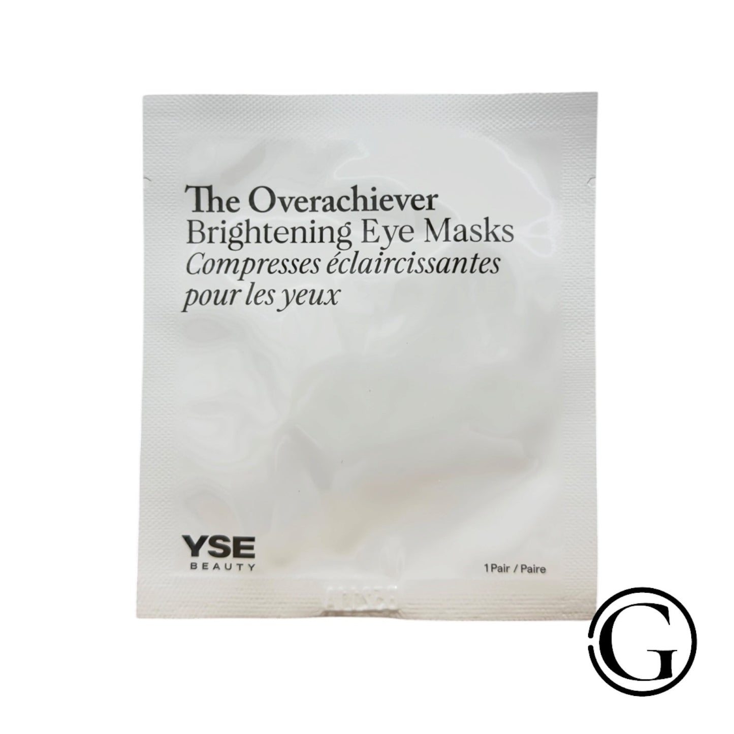 YSE Beauty The Overachiever Brightening & Depuffing Eye Masks — White