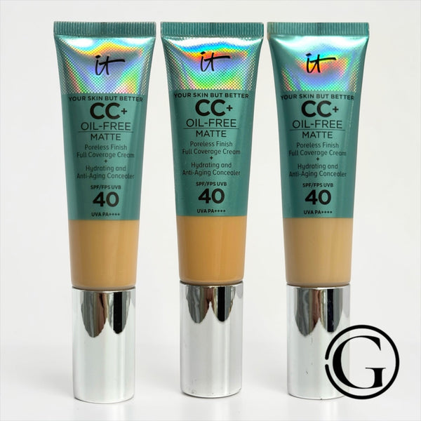 It Cosmetics Your Skin but Better Oil Free Matte CC+ SPF40 1.08 oz CHOOSE NWOB