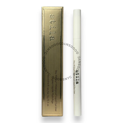 Stila Stay All Day Waterproof Liquid Eye Liner - SNOW / WHITE - 0.5 fl oz/ 15 ml