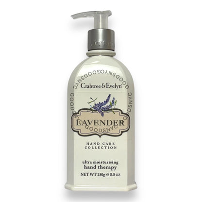 Crabtree & Evelyn Lavender Ultra Moisturizing Hand Therapy 8.8 oz/ 250 g - Pump