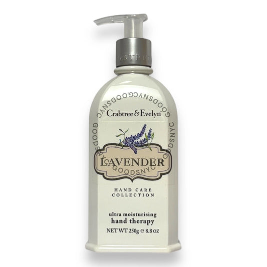 Crabtree & Evelyn Lavender Ultra Moisturizing Hand Therapy 8.8 oz/ 250 g - Pump