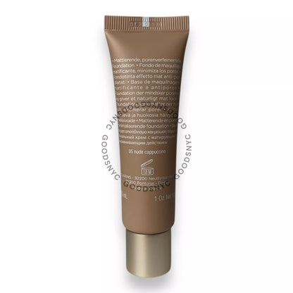 Clarins Pore Perfecting Mattifying Foundation, 05 Nude Cappuccino 1 fl oz/ 30ml