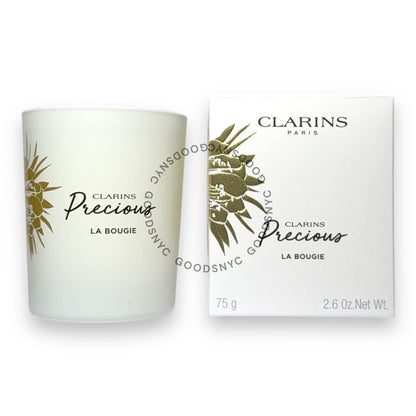 Clarins Precious La Bougie Scented Candle – 2.6 fl oz / 75g