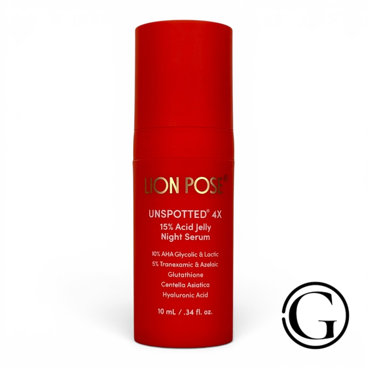 Lion Pose Unspotted 4X Acid Jelly Night Serum — 0.34 oz / 10 ml