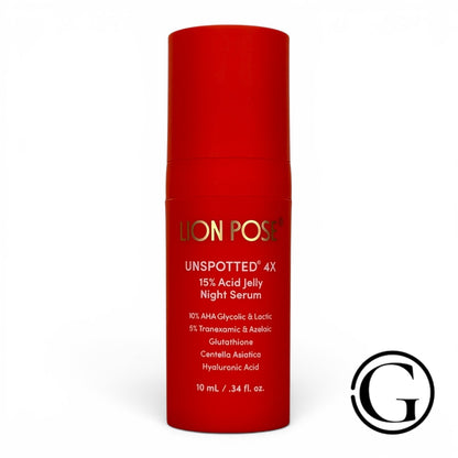 Lion Pose Unspotted 4X Acid Jelly Night Serum — 0.34 oz / 10 ml